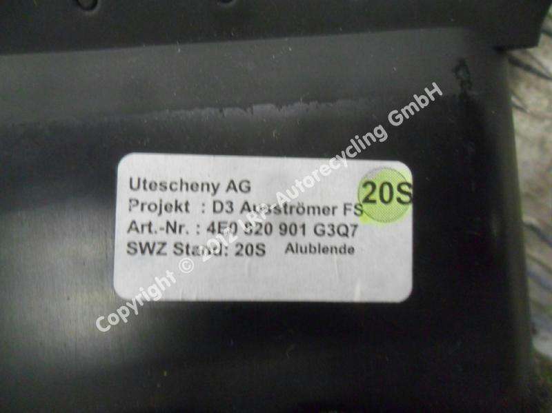 Luftduese A L 4E0820901G3Q7 Audi A8/S8 4e (11/02-09) BJ: 2003